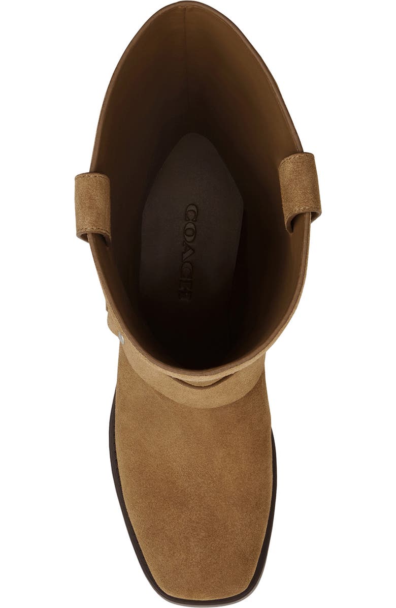COACH Harness Square Toe Boot, Alternate, color, Coconut