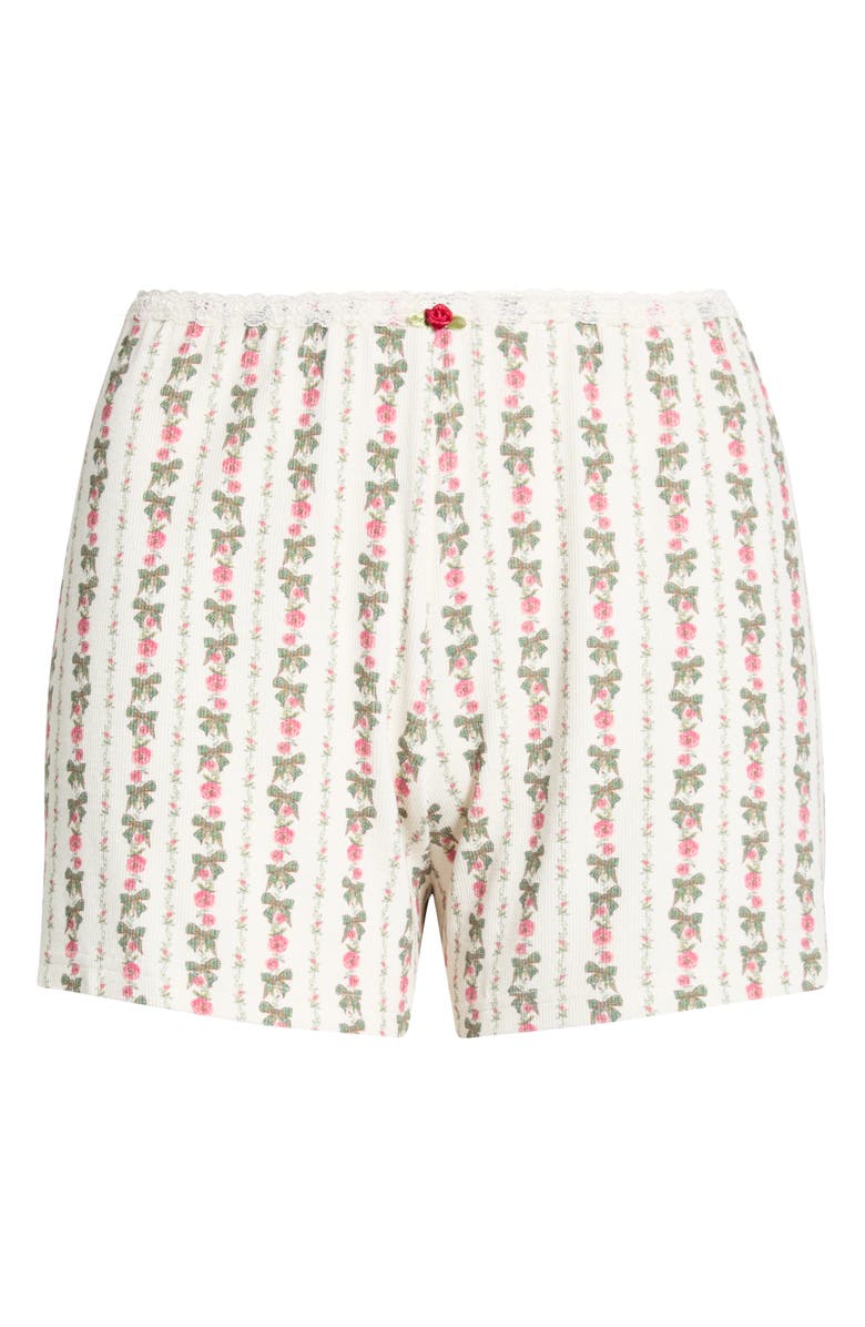 KILO BRAVA Print Pajama Shorts, Alternate, color, Heirloom Rose