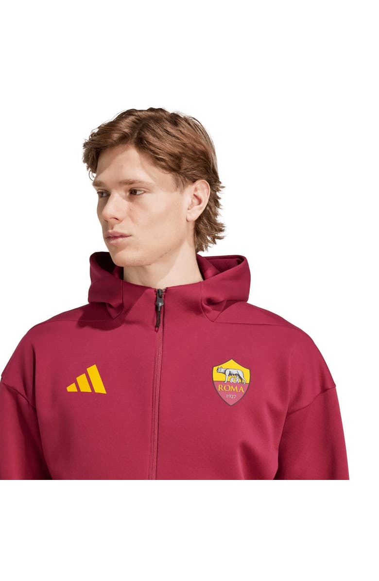 adidas Men's adidas  Red AS Roma 2025/26 Anthem Full-Zip Jacket, Alternate, color, 