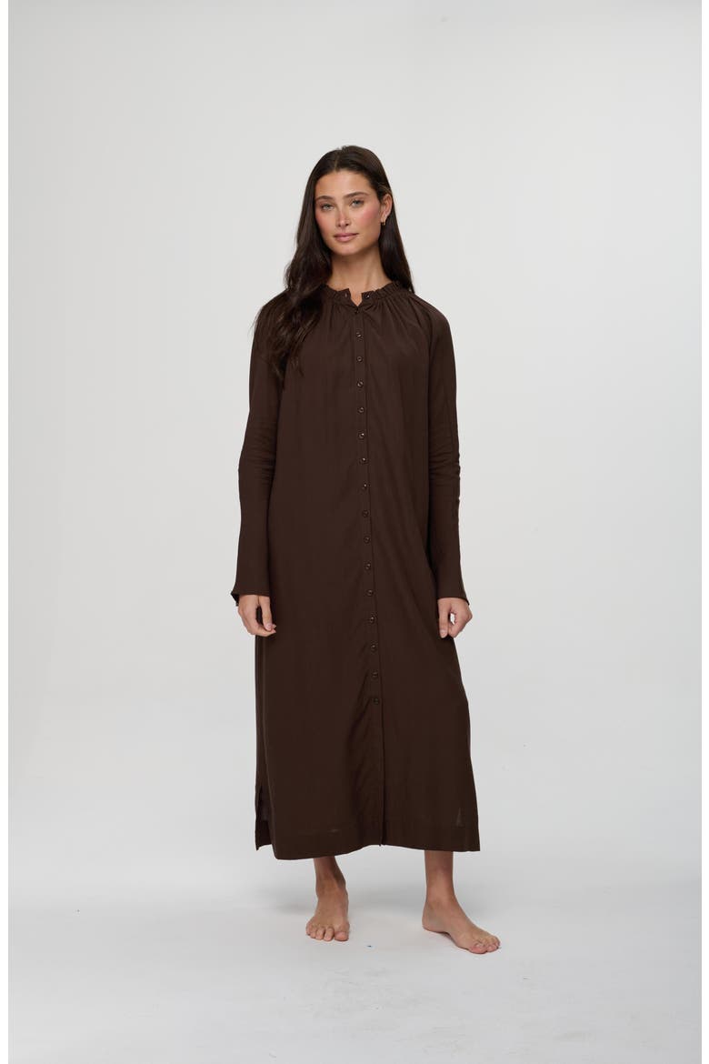 Fallon Dress, Alternate, color, Dark Chocolate Brown