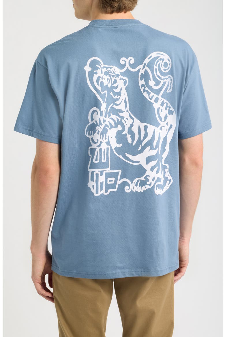 Formidable Organic Cotton Graphic T-Shirt, Alternate, color, SHADY BLUE