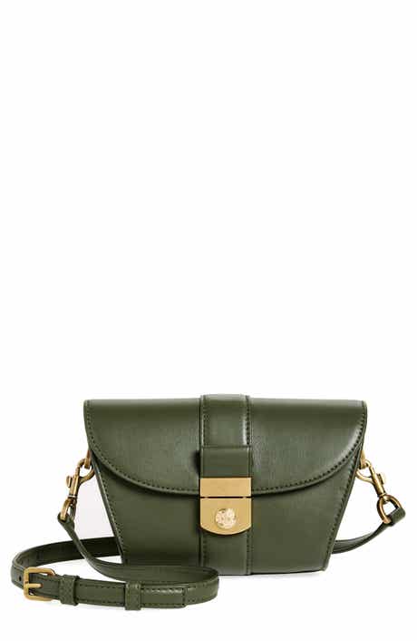 Veronica Beard Small Crest Lock Trap Bag