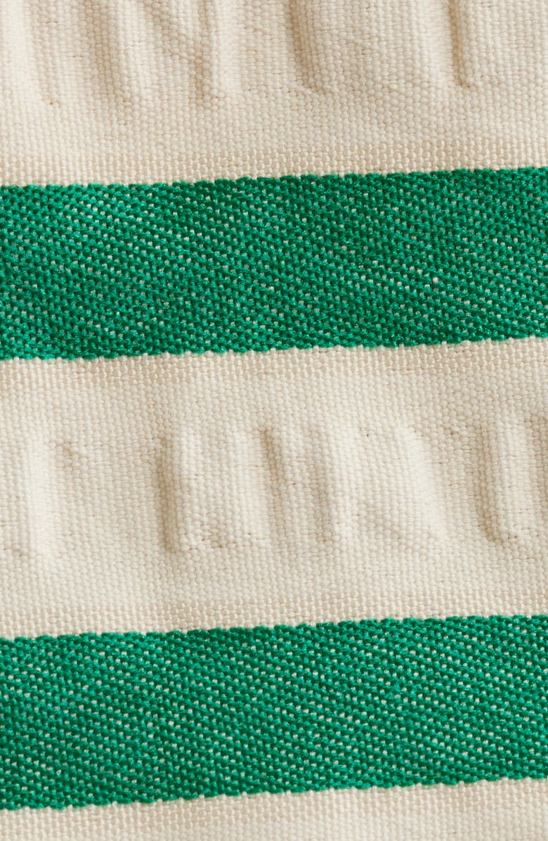 Princess Polly Montebello Multi Stripe Ruched Strapless Minidress, Alternate, color, Green