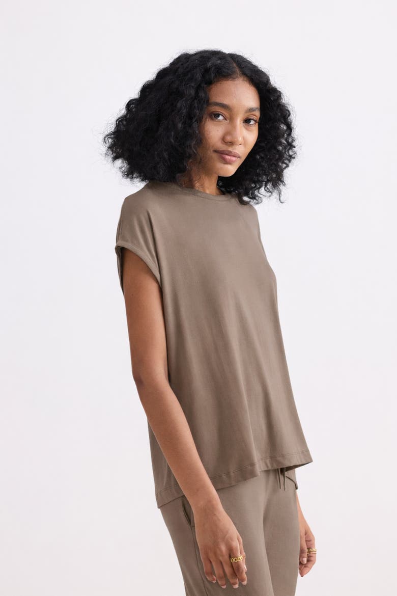 Relaxed Everyday Tee, Alternate, color, Autumn Maple