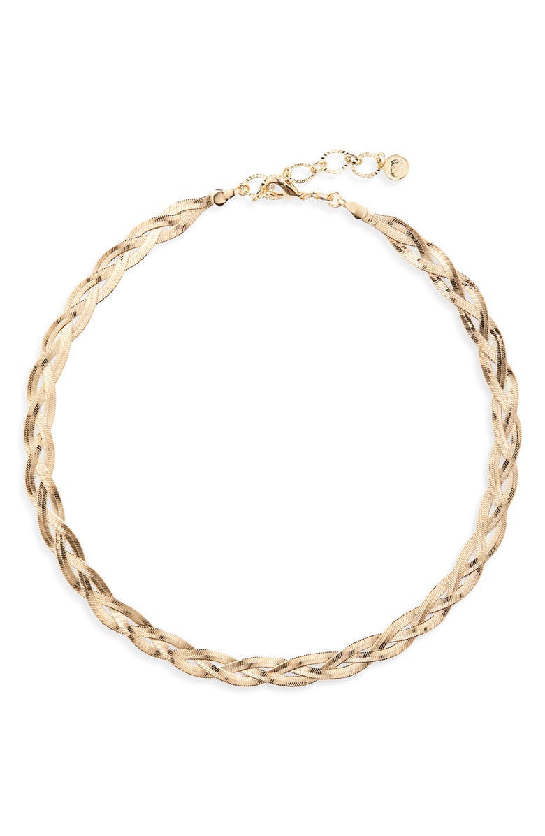 Child of Wild Aureline Braided Necklace, Main, color, Gold