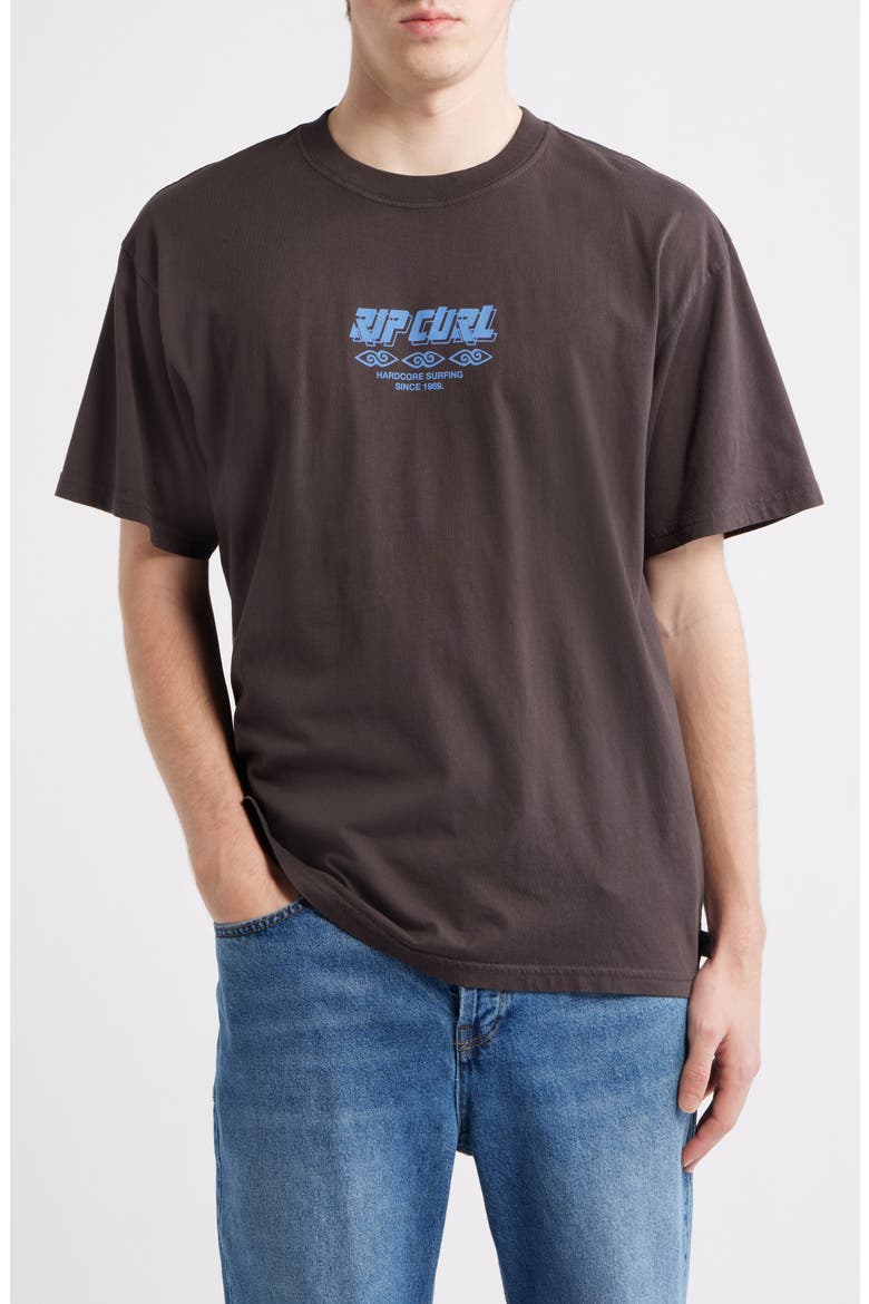 Liquid Trips Ripper Graphic T-Shirt, Main, color, WASHED BLACK