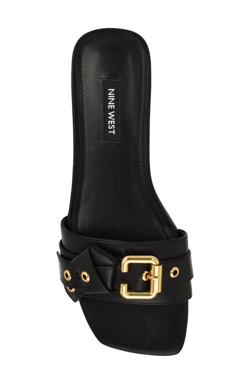 Nine West Missj Slide Sandal In Black