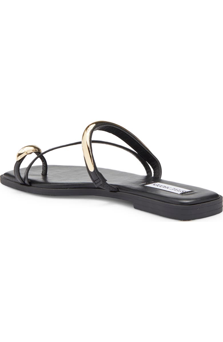 Steve Madden Arley Square Toe Sandal, Alternate, color, Black