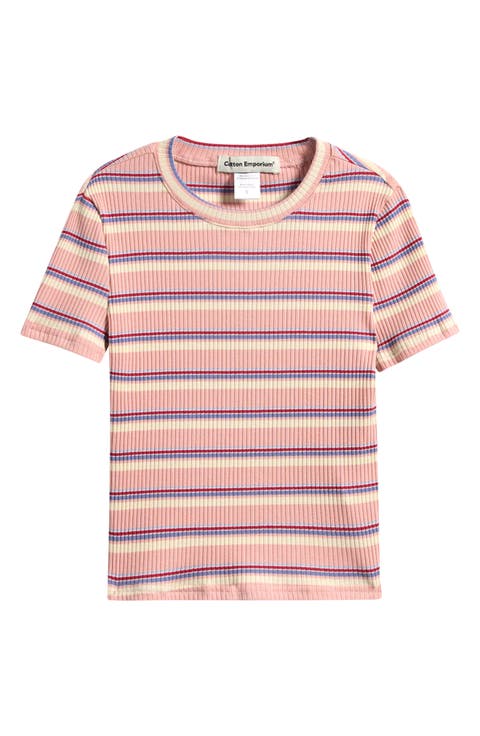 Kids' Stripe Rib T-Shirt
