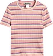 Cotton Emporium Kids' Stripe Rib T-Shirt