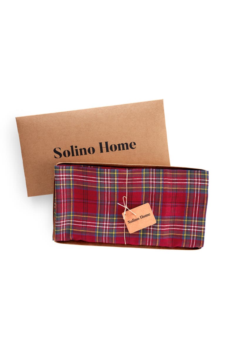 Linen Tablecloth - Classic Tartan Plaid, Alternate, color, Red