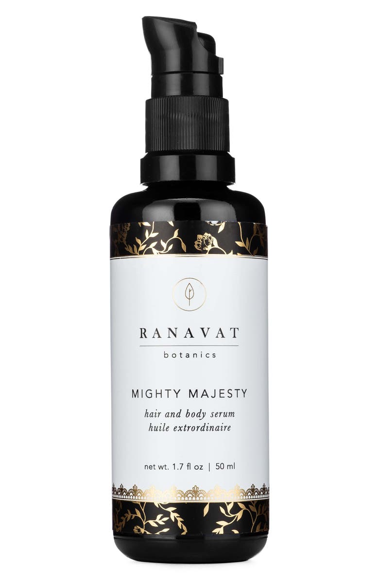 Ranavat Botanics Mighty Majesty Hair and Body Serum, Main, color, 