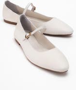 Forever & Always Shoes Lara Leather Mary Jane Flats