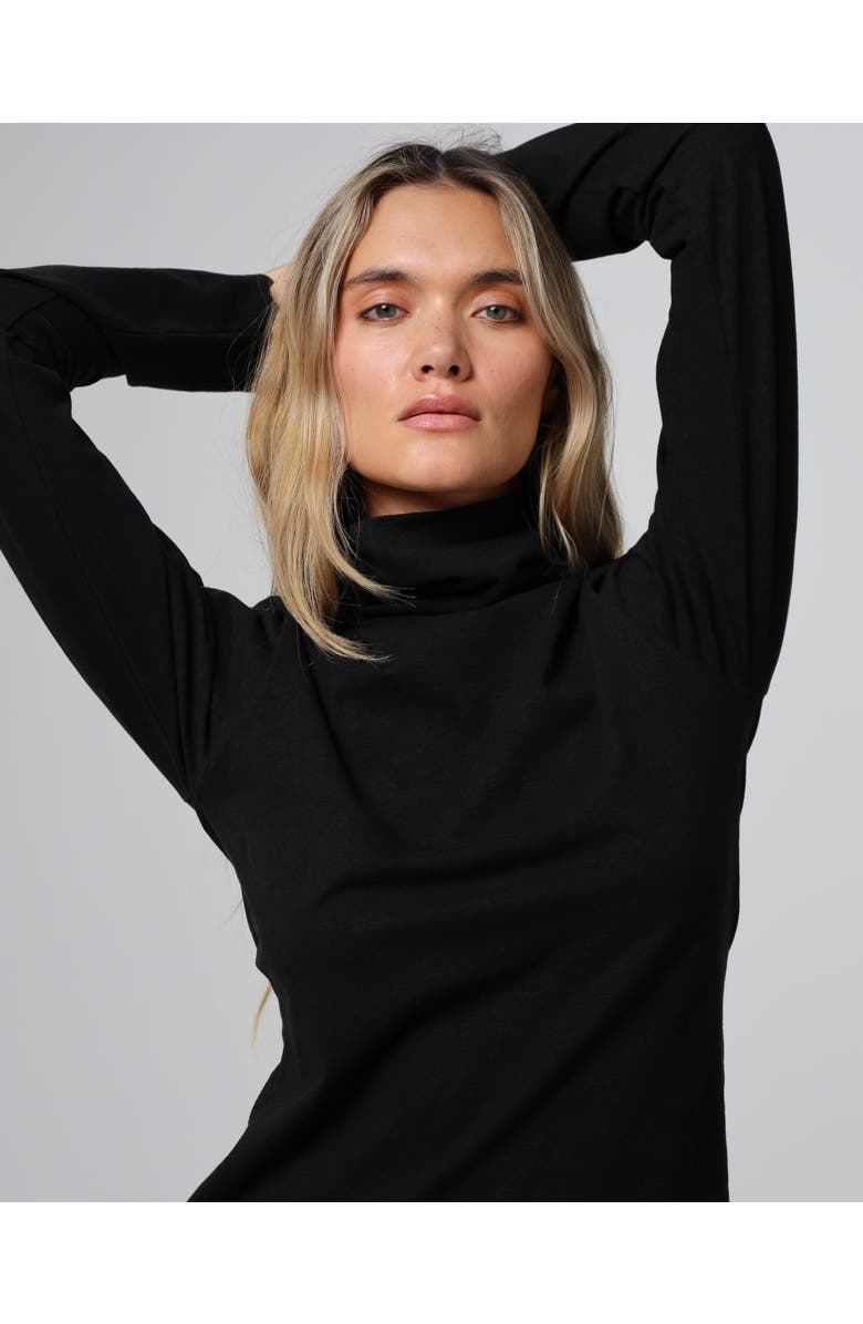 JUANA Hemp Essentials Mockneck, Alternate, color, Black