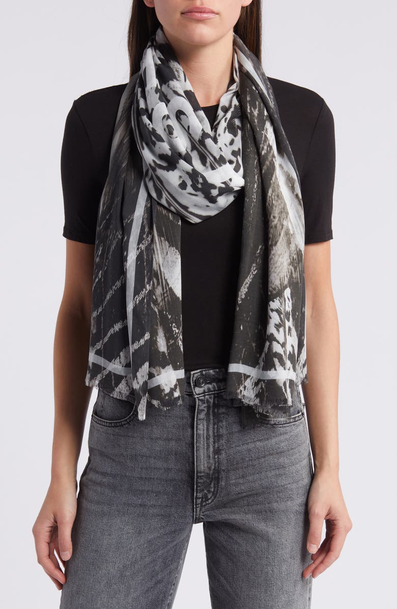 AllSaints Sierra Oblong Scarf, Main, color, 