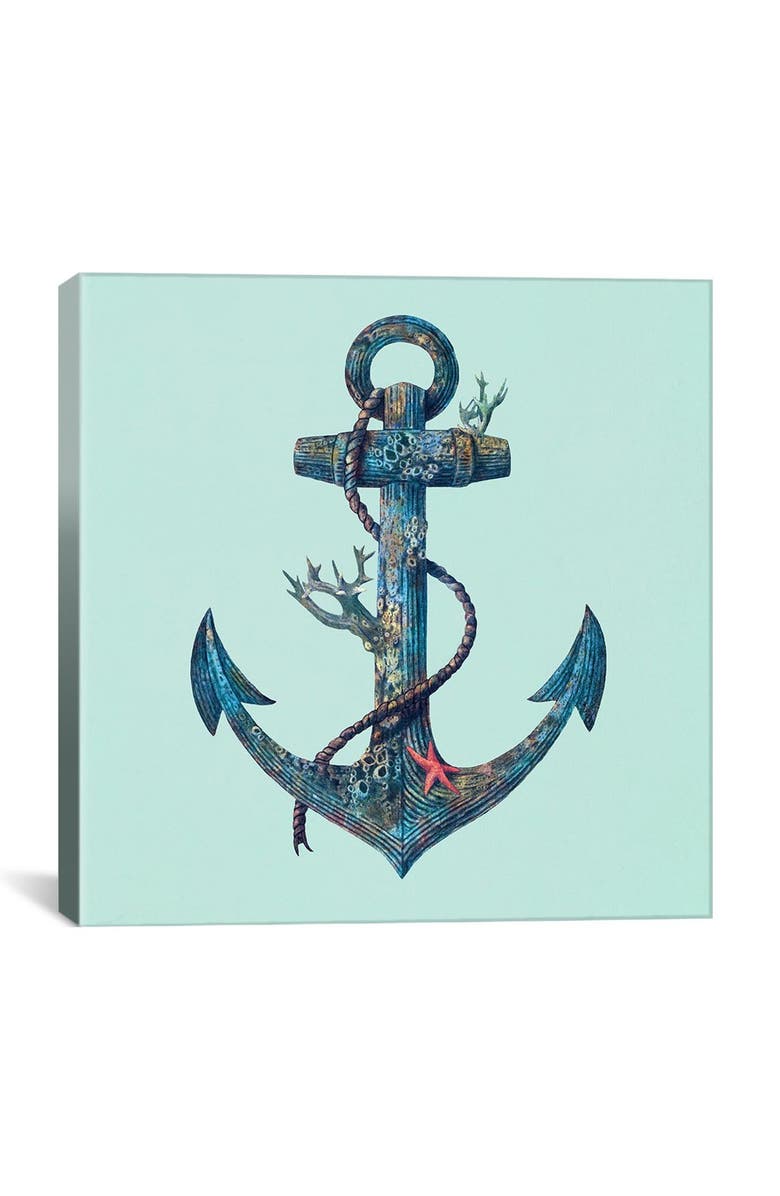 iCanvas 'Lost at Sea Square #2 - Terry Fan' Giclée Print Canvas Art, Main, color, 
