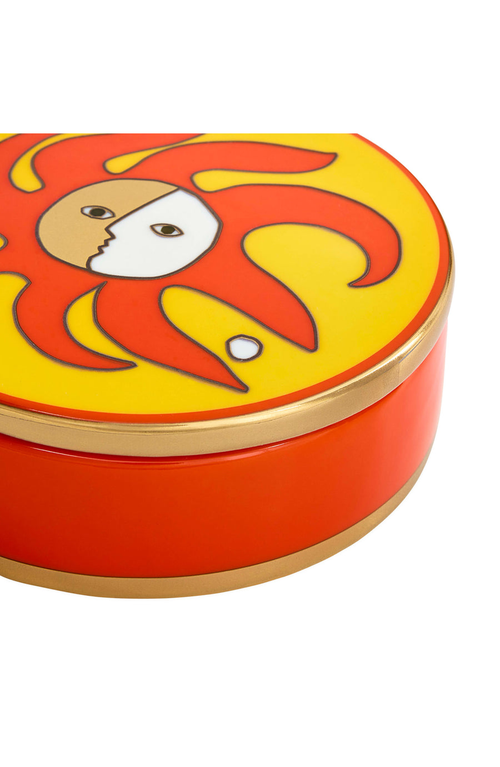 Jonathan Adler Playa Round Box In Multi