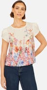 Yumi Floral Border Top