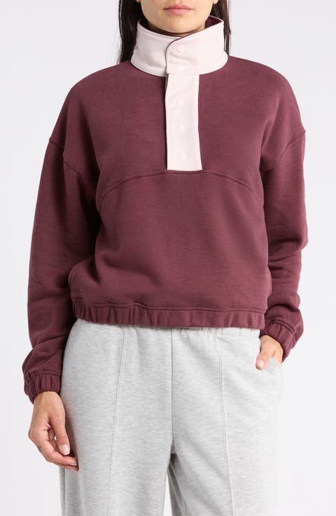 Marlo Half Snap Sweatshirt