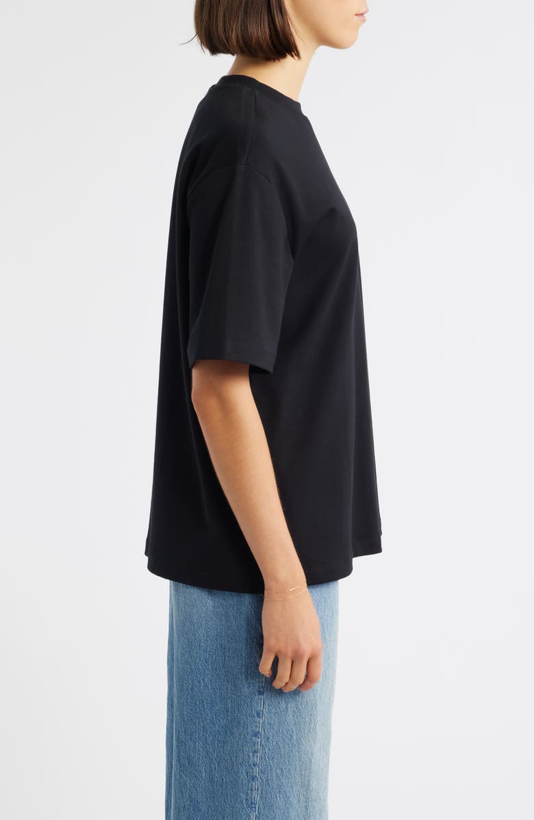 Mavi Jeans Cotton Crewneck T-Shirt, Alternate, color, Black