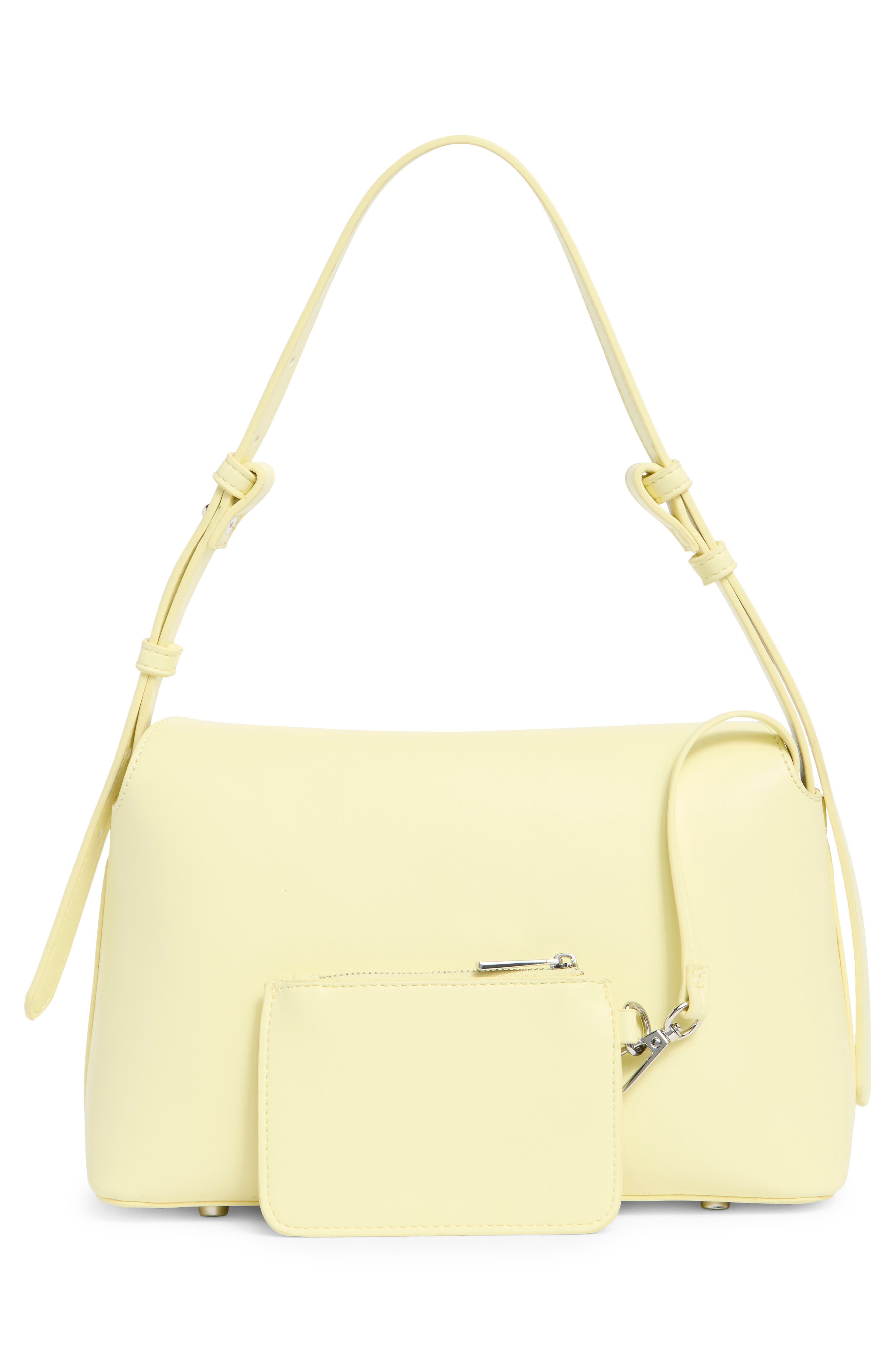 Overlap Flap Shoulder Bag, Alternate, color, LEMON