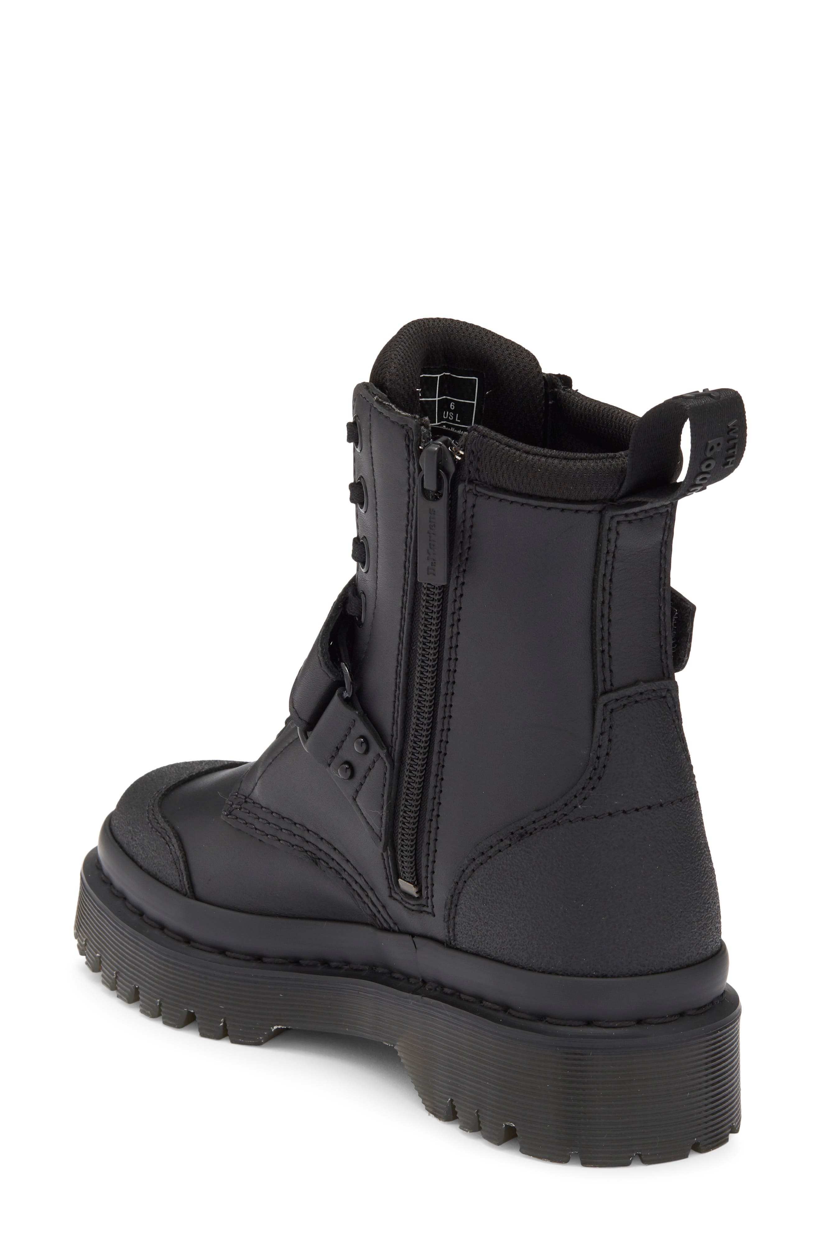 Dr. Martens 1460 Bex Tech Lug Sole Boot, Alternate, color, Black