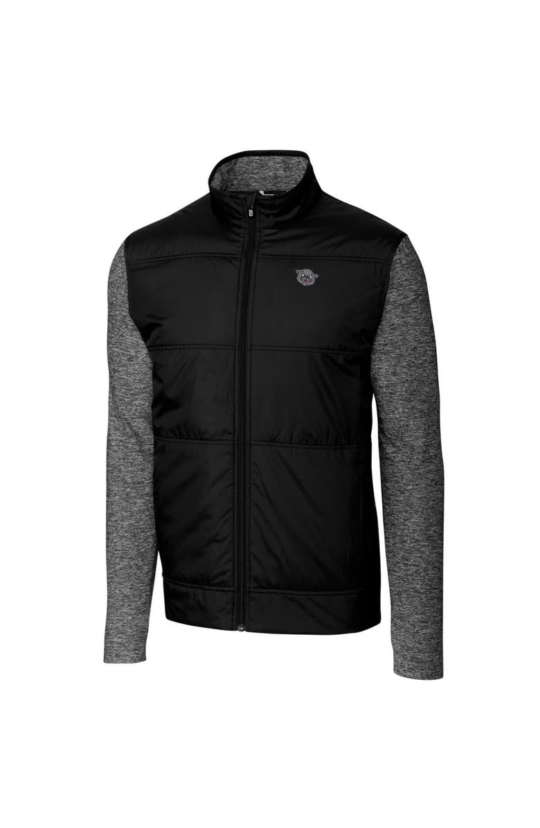 Cutter & Buck Men's Cutter & Buck Black Cincinnati Bearcats Vault Stealth Hybrid Quilted Full-Zip Windbreaker Jacket, Alternate, color, 