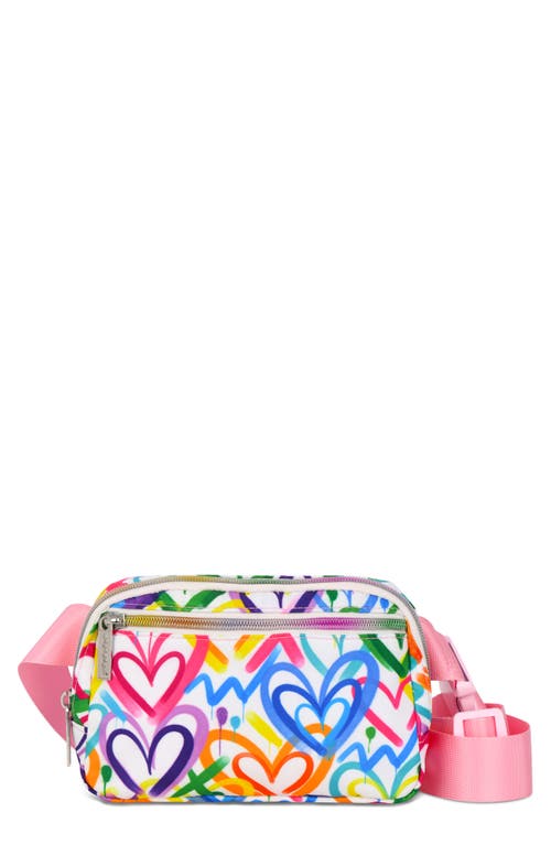 Iscream Kids' Corey Paige Hearts Belt Bag In Multi