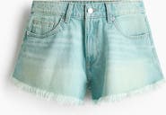 H&M Frayed Denim Shorts