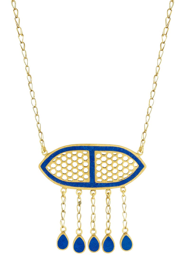 Bagh-e-Drop Pendant, Main, color, Gold