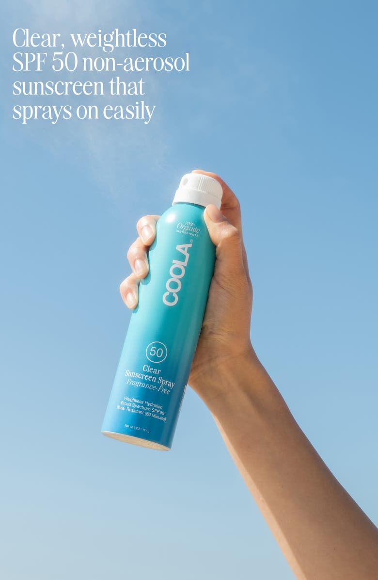 COOLA<sup>®</sup> Suncare Classic Sunscreen Spray Fragrance-Free Broad Spectrum SPF 50, Alternate, color,