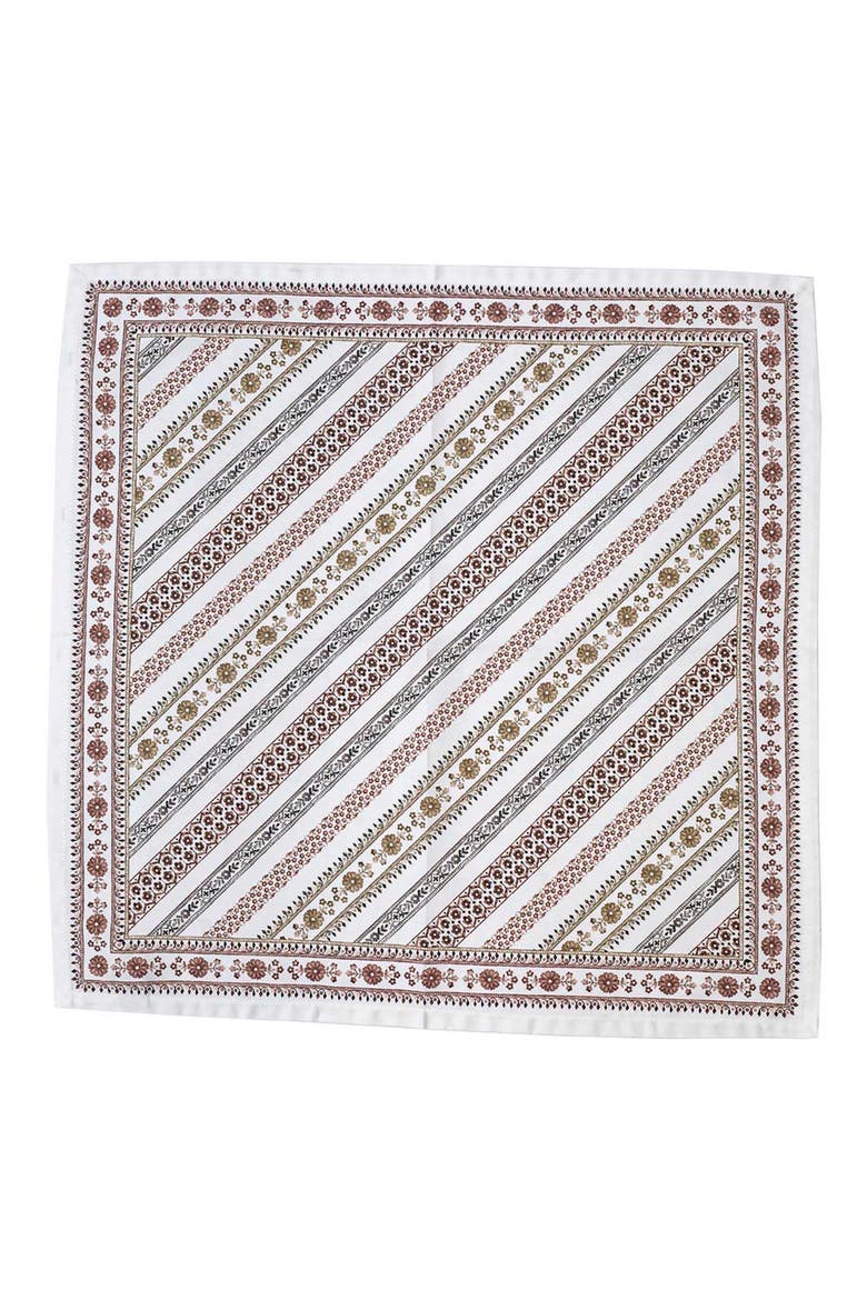 Seville Stripe Set of 4 Cotton Sateen Napkins, Alternate, color, NATURAL