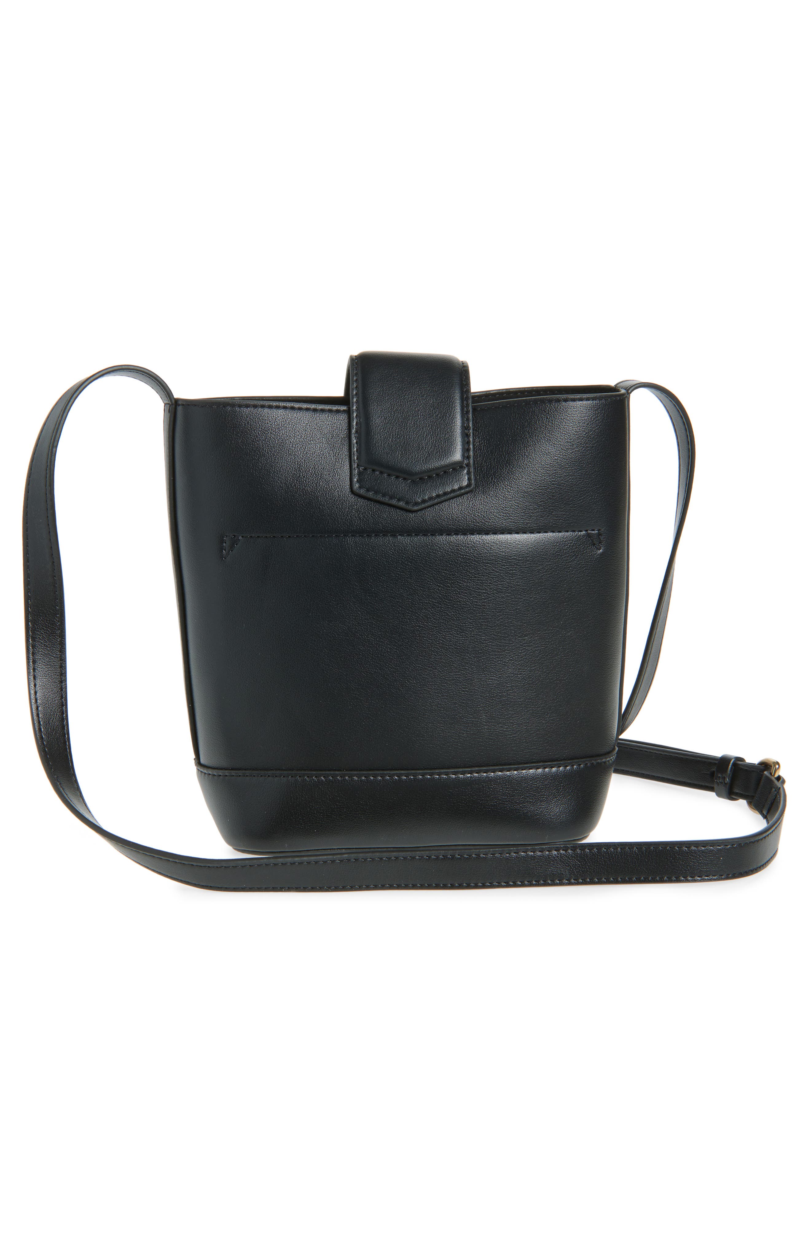 Sam Edelman Hazel Leather Bucket Bag, Alternate, color, 