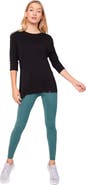 Rebody Active Anen Side Tie 3/4 Sleeve Top