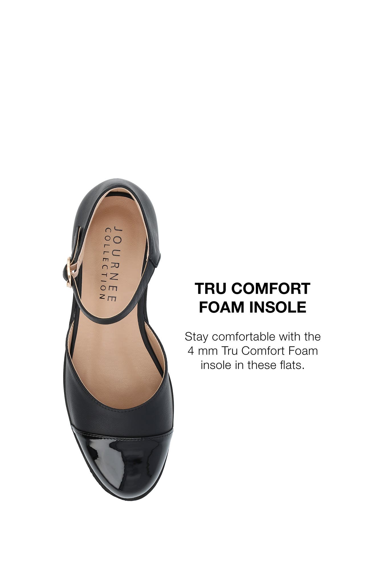 Journee Collection Tesley Cap Toe Mary Jane Flat, Alternate, color, 