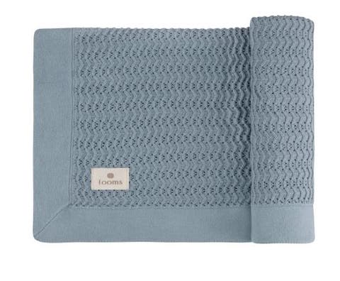 Looms Wave Collection - Knit Pointelle Blanket
