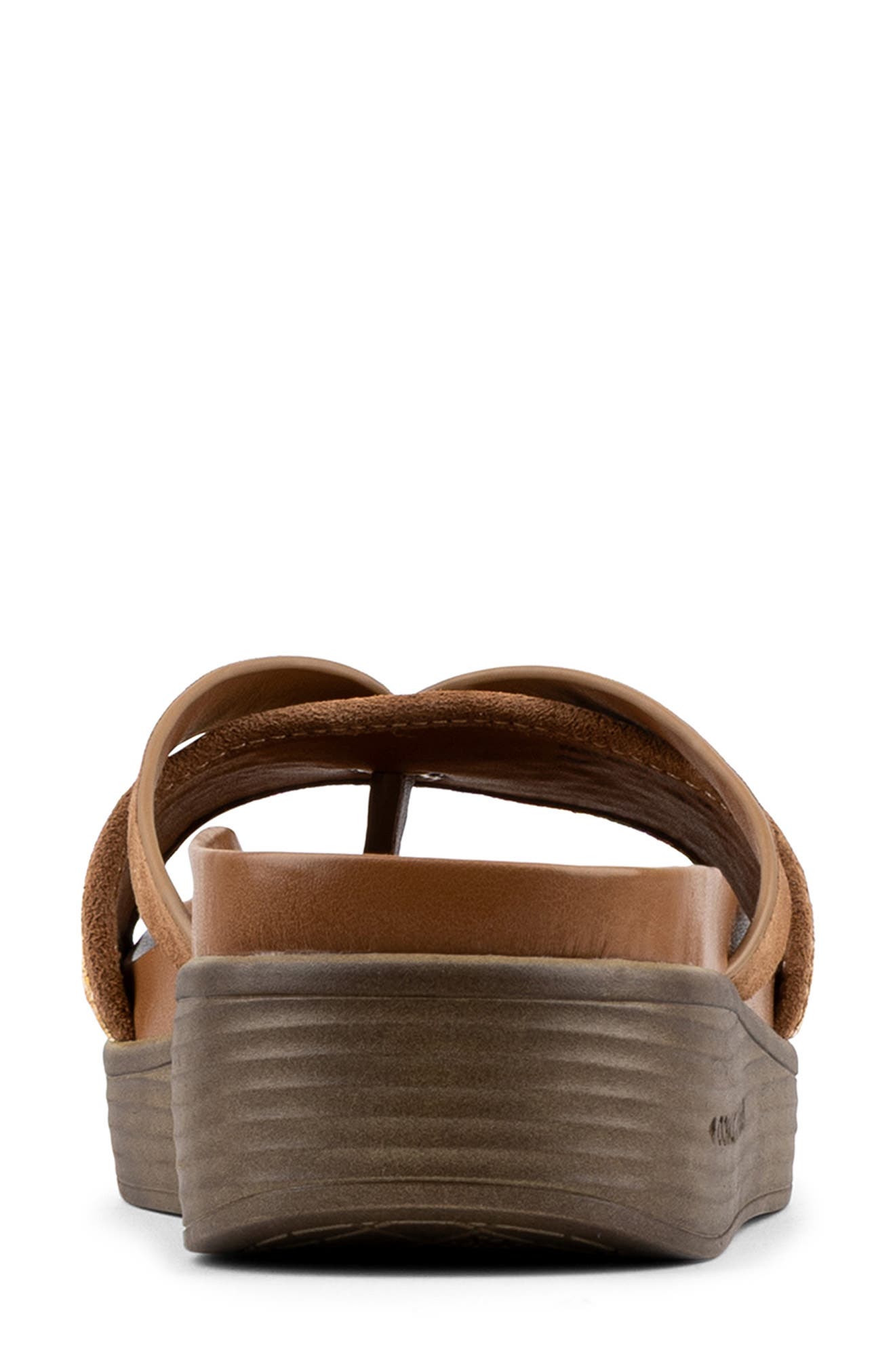 Farrahst Platform Wedge Sandal, Alternate, color, SADDLE