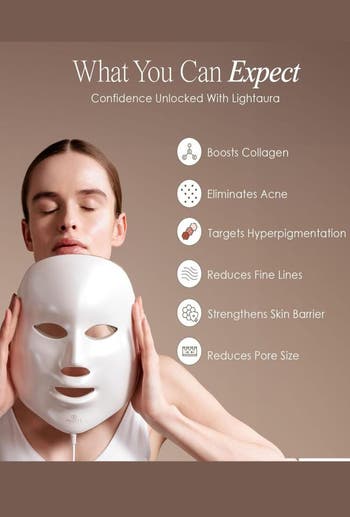 LED Face Mask - 7-Color Light Therapy