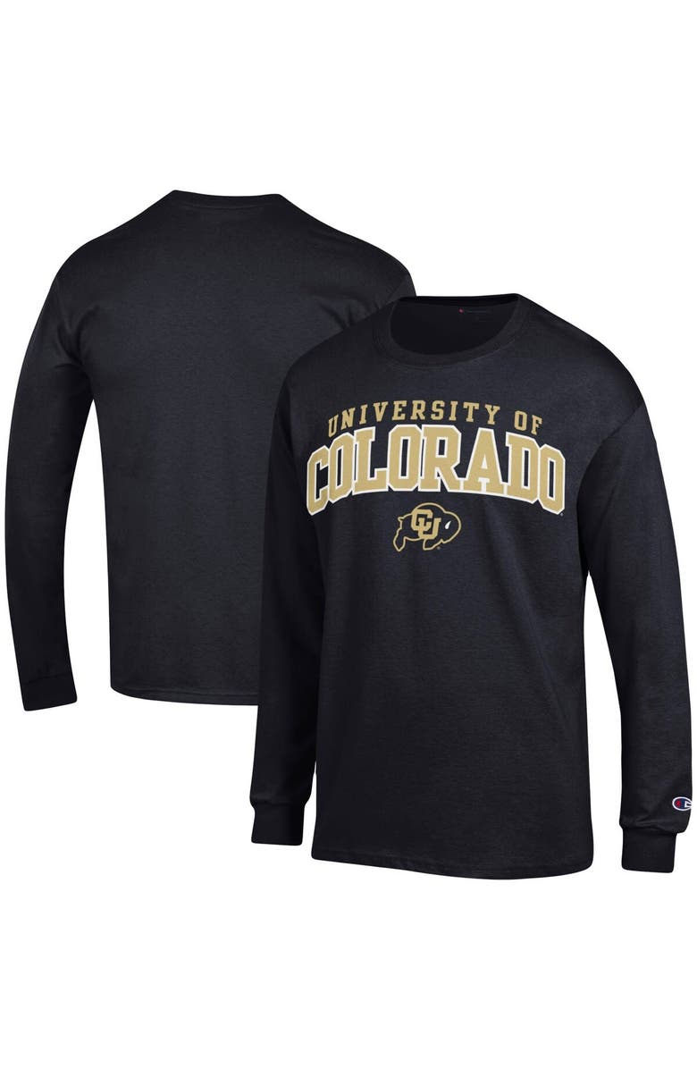 Champion Men's Champion Black Colorado Buffaloes Property Of Long Sleeve T-Shirt, Alternate, color, 
