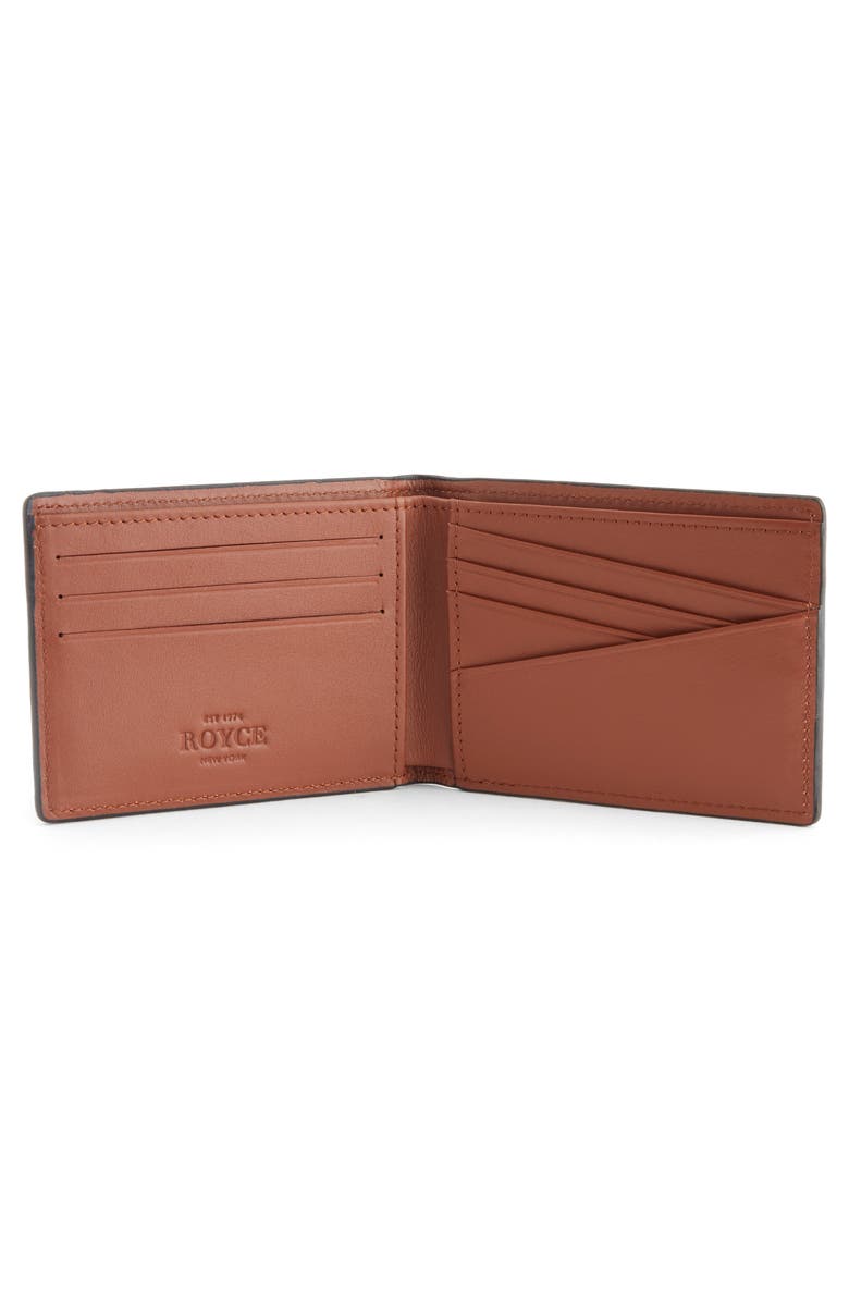 ROYCE New York RFID Leather Bifold Wallet, Alternate, color, Tan