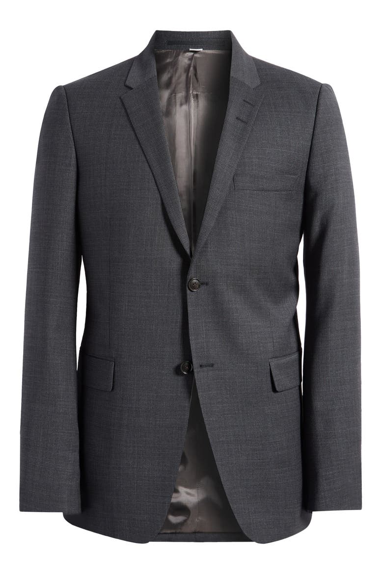 Jerrett Slim Fit Recycled Polyester & Wool Blend Sport Coat, Alternate, color, CHARCOAL
