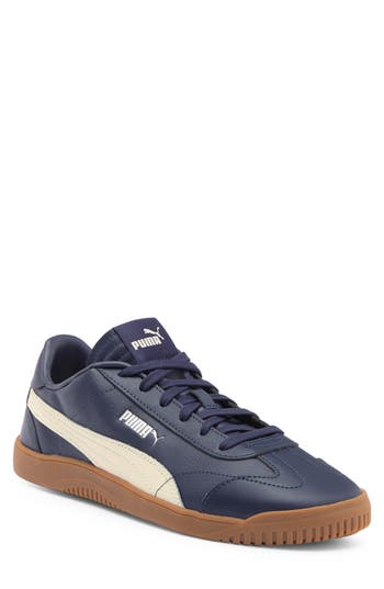 Puma Club 5v5 Sneaker In Navy-alpine Snow-silver