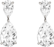 Aurate New York Lab Grown Sapphire Pear Drop Earrings