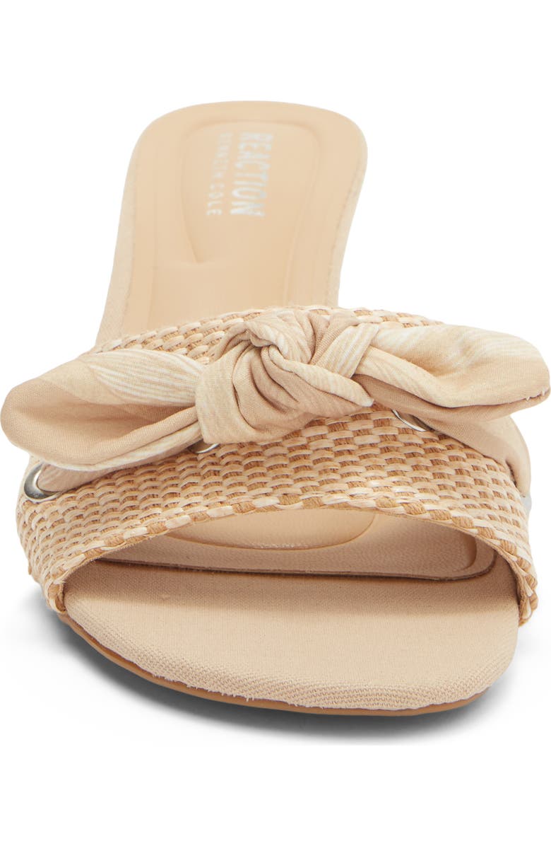 Reaction Kenneth Cole Bahama Tie Heel Sandal, Alternate, color, Natural/ Natural