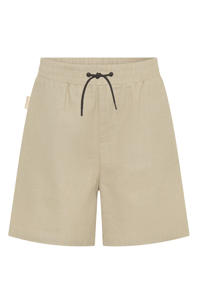 TINY TRIBE Kids' Cotton Twill Short, Main, color, Cream