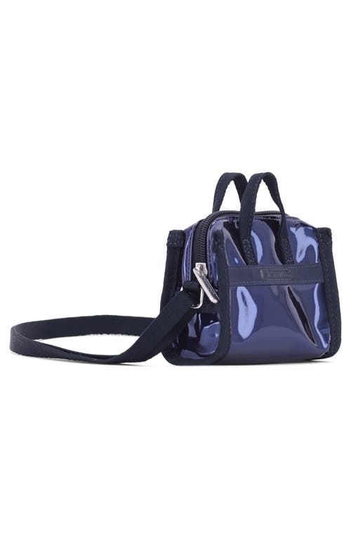 Lesportsac Mirror Micro Top Handle Bag In Blue