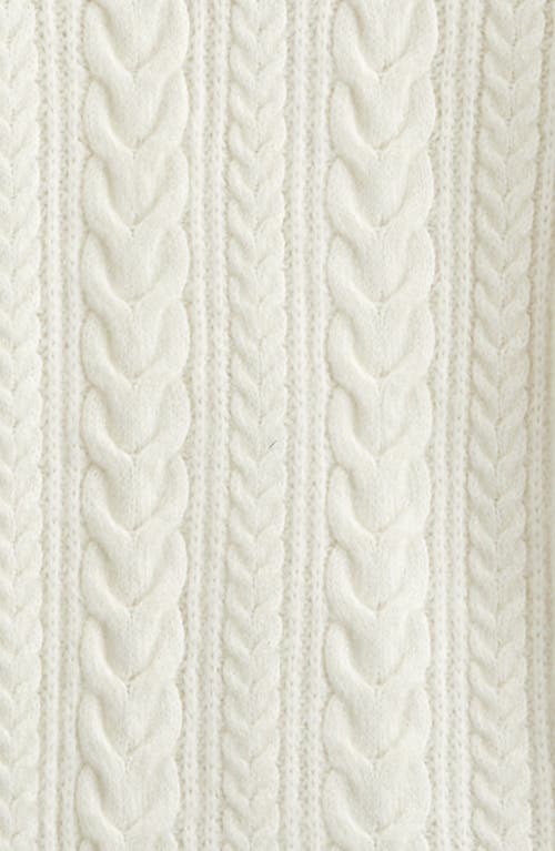 Nordstrom Kids' Oversize Cable Cardigan In White