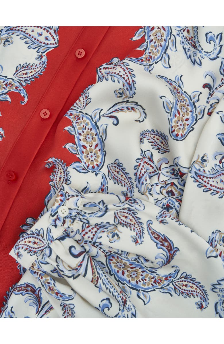 HOBBS LONDON Mariella Print Shirt, Alternate, color, Cream Multi