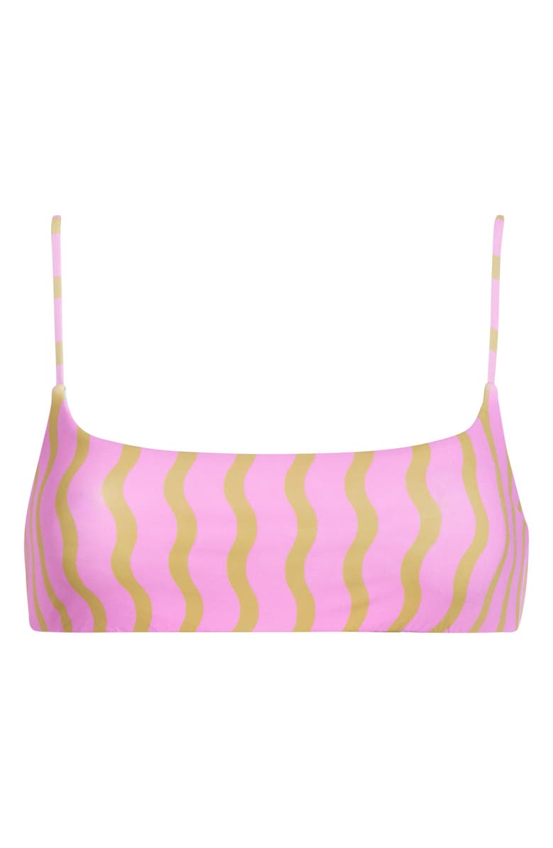 Billabong Sun Fired Reversible Jaclyn Bralette Bikini Top, Alternate, color, Moss