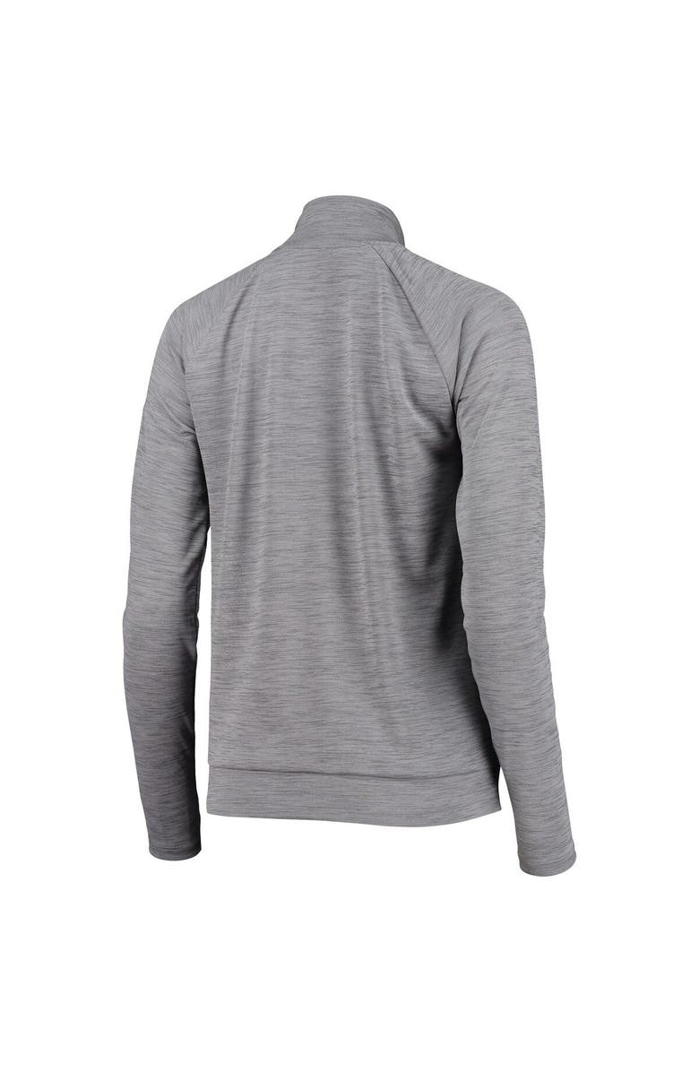 Nike Women's Nike Heathered Gray Alabama Crimson Tide Pacer Raglan Performance Quarter-Zip Jacket, Alternate, color, 